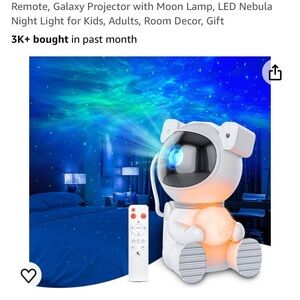Astronaut Nebula Projector